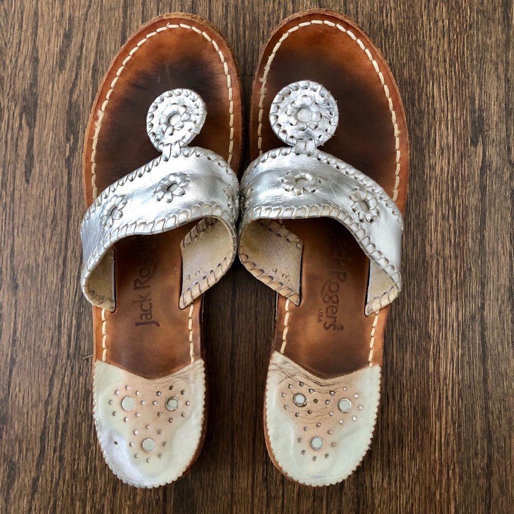 Jack Rogers - Jacks Flat Sandals (Silver)